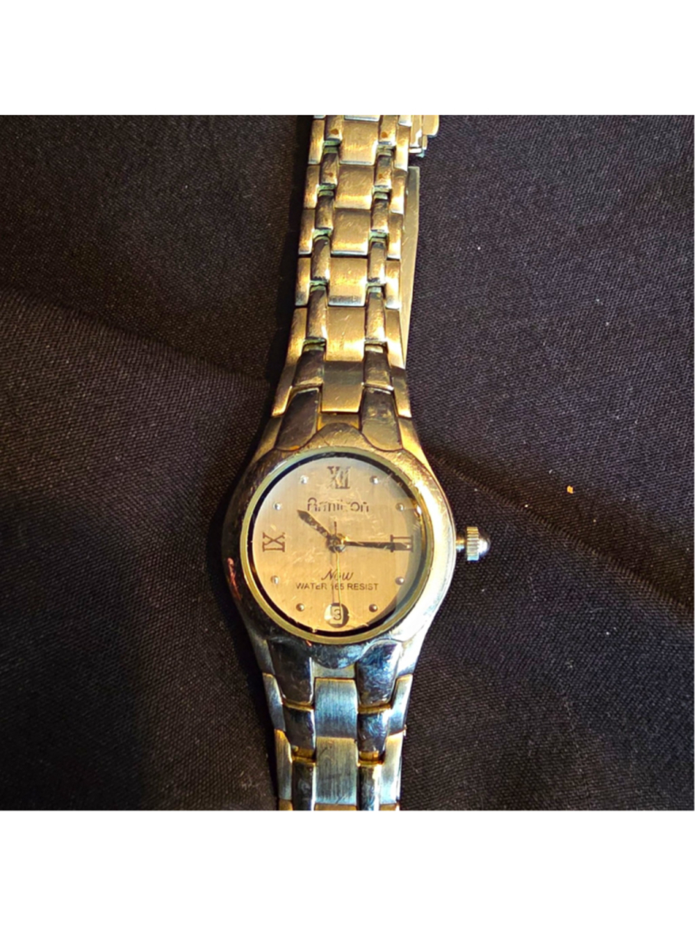 Armitron Now Womens Quartz Analog Silver SSBracelet Watch Date 50m WR no battery